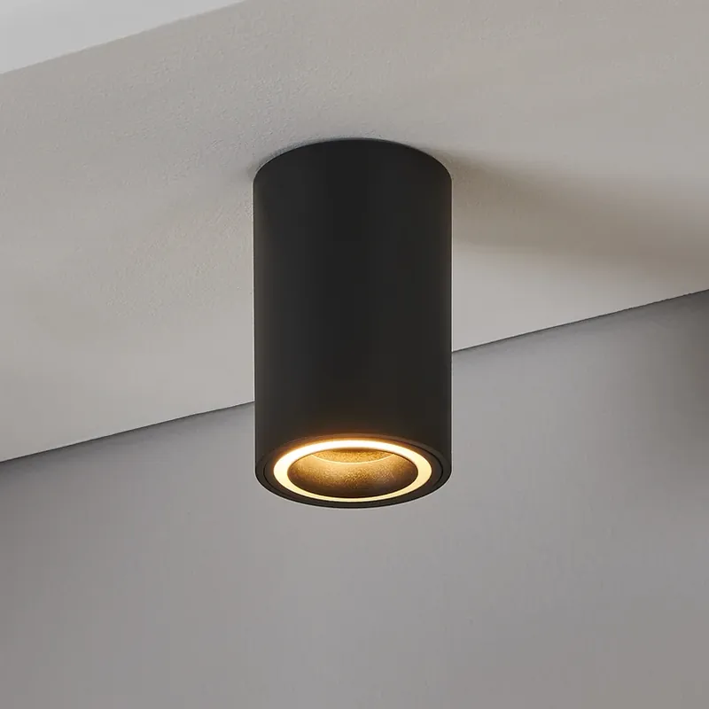 LED plafondlamp Carosso-Z, zwart, CCT, RGB Flitsaanbieding