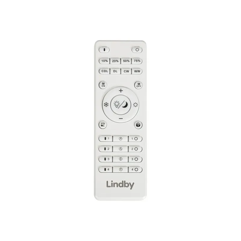 Lindby afstandsbediening Lumaro, wit, lengte 14 cm Laatste Versie
