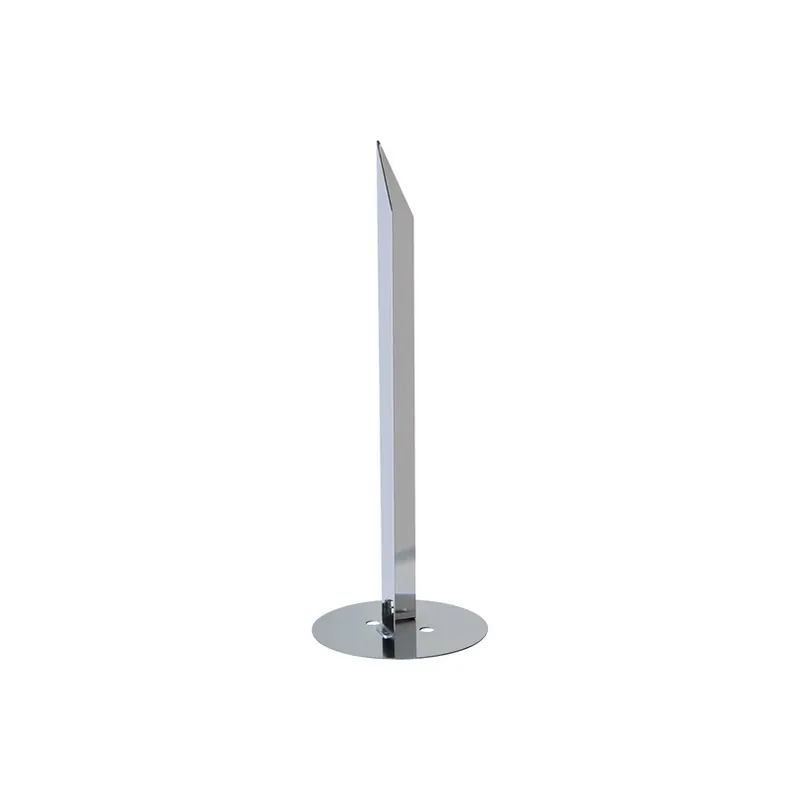 SLV grondpen Square Pole, grijs, roestvrij staal, lengte 48,3 cm Voordeelprijs