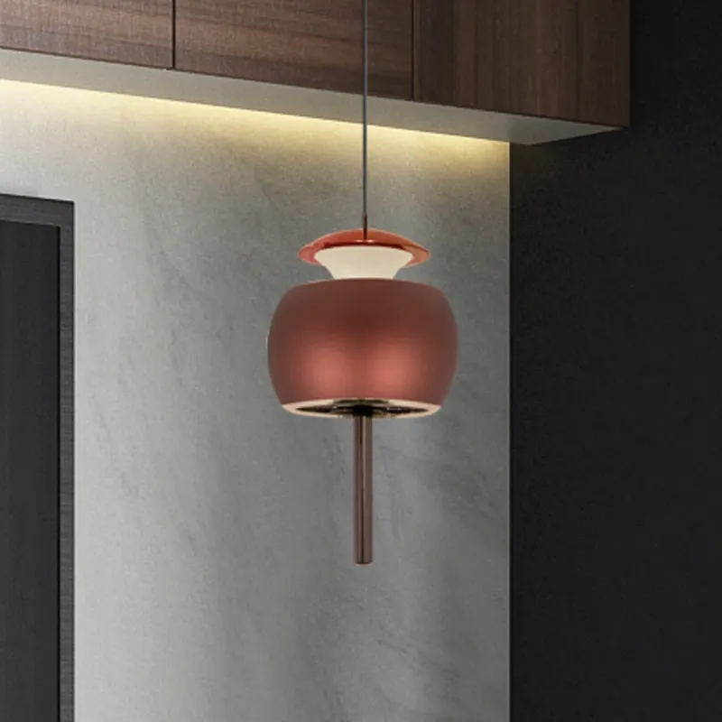 Actieprijs Roller LED hanglamp, koffie, in hoogte verstelbaar, trekstang