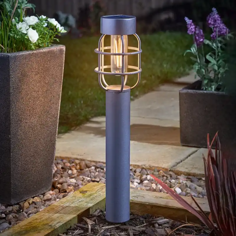 LED grondspies lamp Anglia, set van 2, antraciet, IP44 Koop Online
