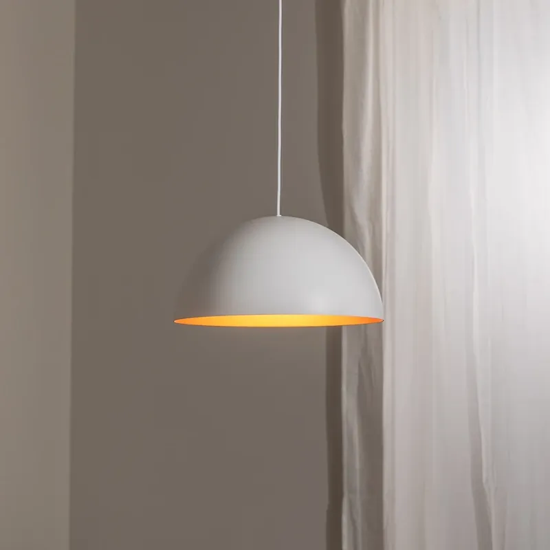 Express Levering Hanglamp Studio Line 50996, wit/koper, Ø 35 cm