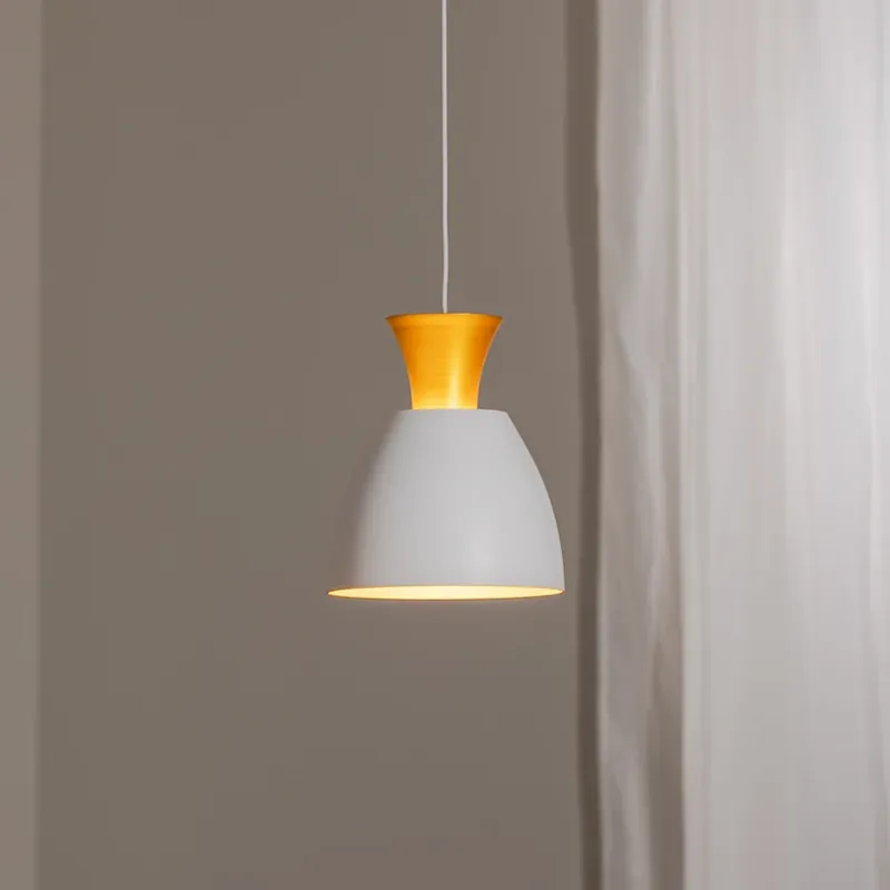 Weekendaanbieding Hanglamp Studio Line 51277, wit/messing, Ø 20 cm