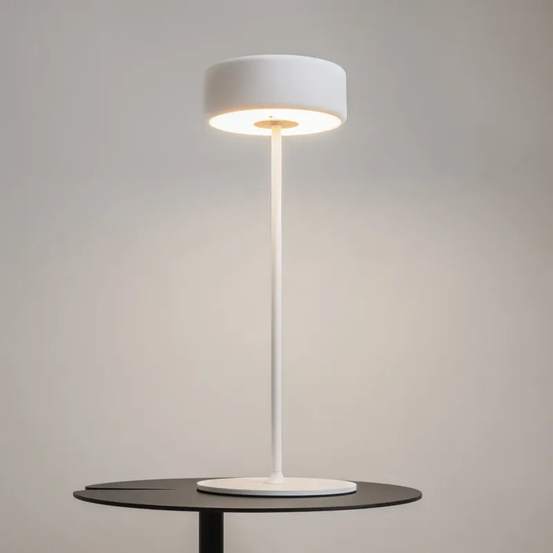 Alleen Vandaag Maytoni LED oplaadbare tafellamp AI Collaboration, aluminium, wit