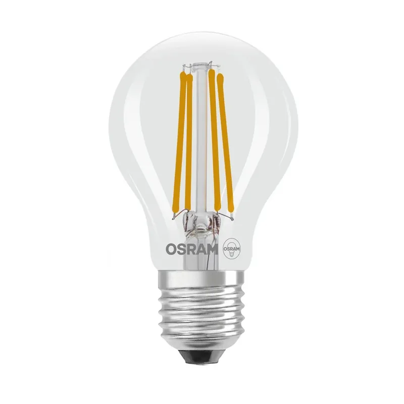 Direct Beschikbaar OSRAM LED lamp E27 2,2W gloeidraad 2.700K 470lm 2-pack