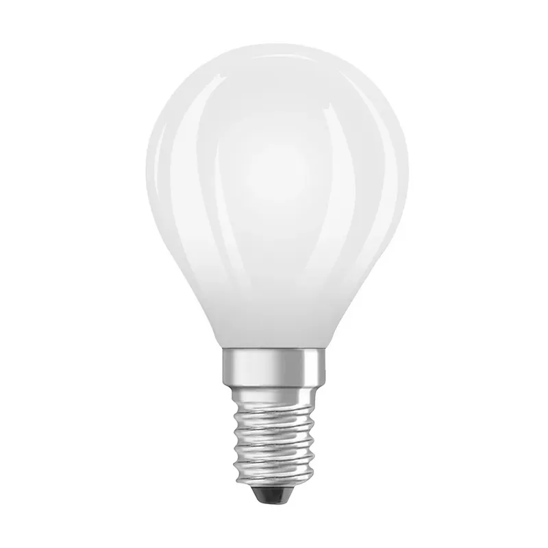 OSRAM LED lamp druppel E14 1,2W mat 2700K 255lm Actieprijs