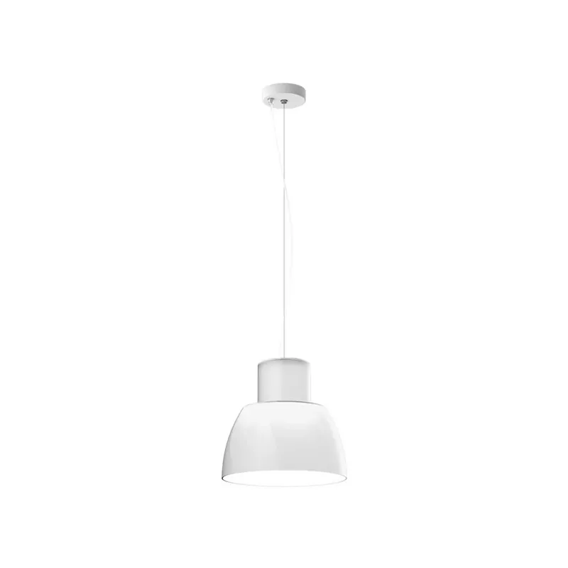 Betaalbaar Nemo hanglamp Lorosae, wit, Ø 30 cm, glas, E27