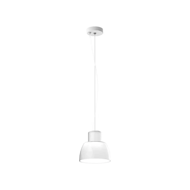 Superprijs Nemo hanglamp Lorosae, wit, Ø 20 cm, glas, E27