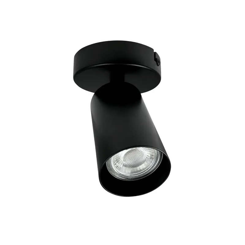 Populair Dyberg Larsen plafondspot Modern, zwart, lengte 14 cm