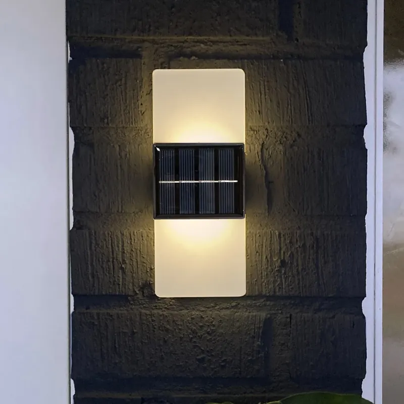 LED buiten wandlamp Wally, 20x8 cm wit mat CCT Lage Kosten