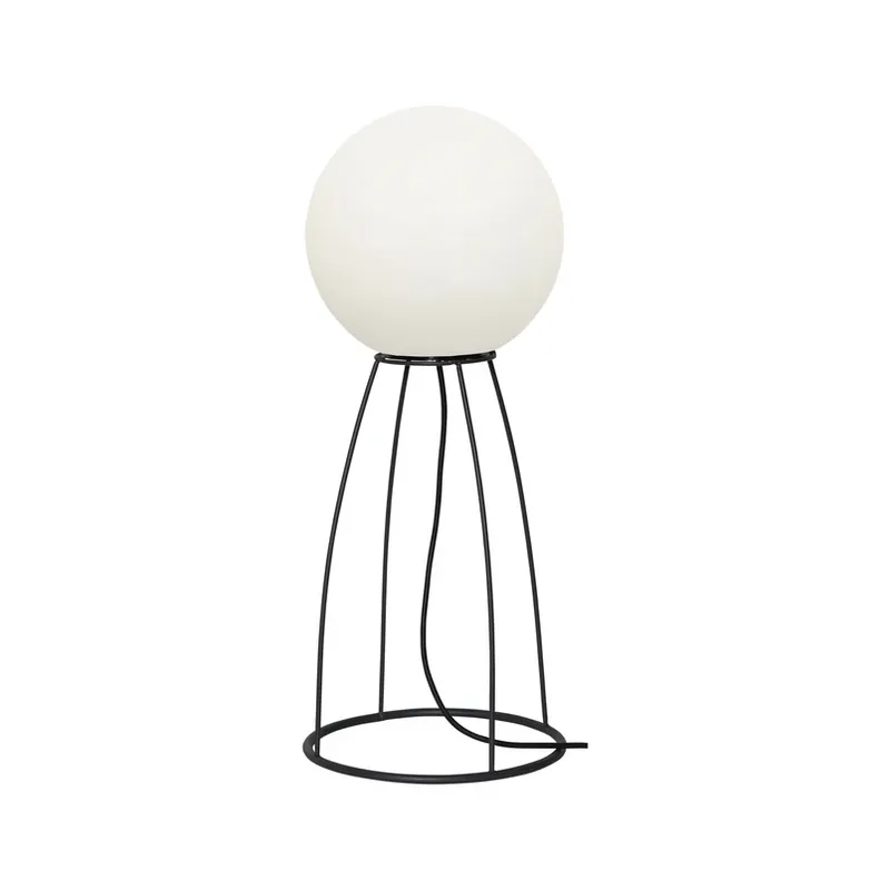 Patio lamp Mallorca 70 cm zwart/wit kunststof/metaal Rechtstreeks Van De Fabrikant