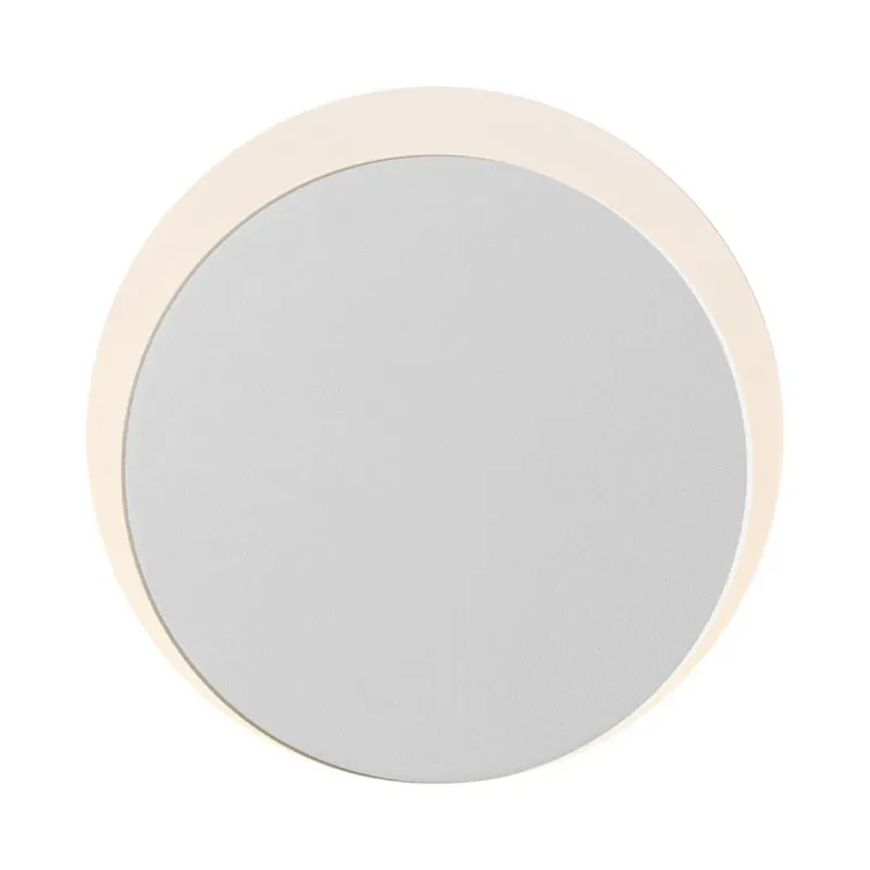 Sun-B LED wandlamp, oplaadbaar, wit, Ø 15 cm, IP54, USB, dimmer Betaalbaar