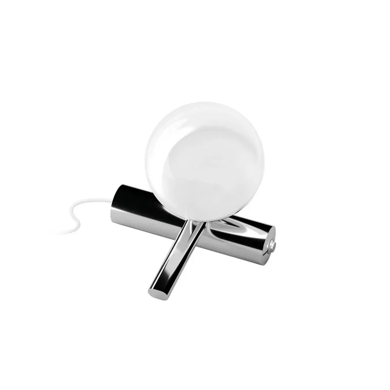 Direct Verzonden LED tafellamp Rossini, chroom, aluminium, PMMA, dimmer
