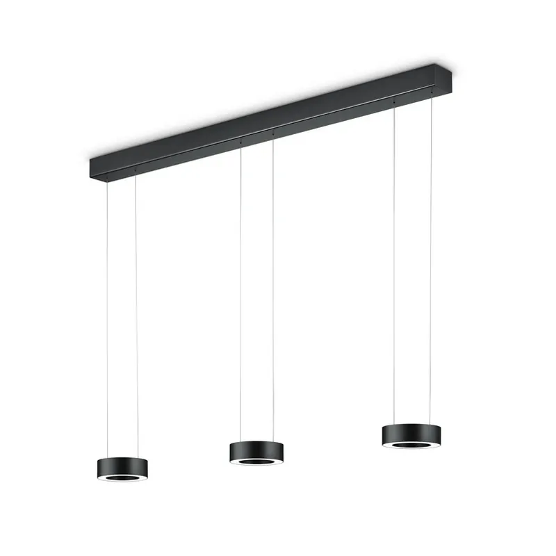 Zera LED hanglamp, zwart, gebarenbediening Dagaanbieding