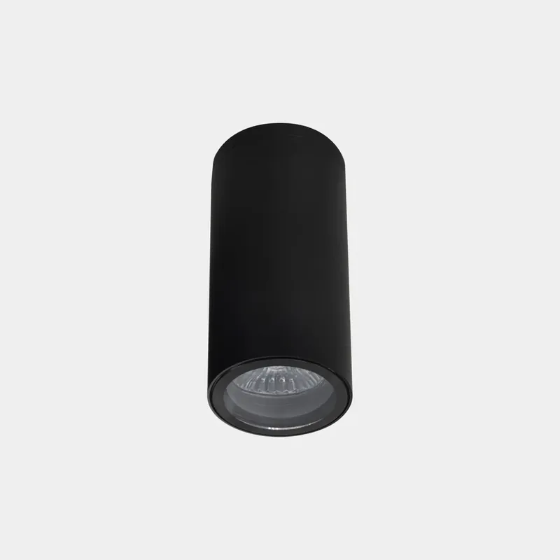 LEDS-C4 Eko buiten plafondlamp, zwart, Ø 6 cm, aluminium Merkproduct