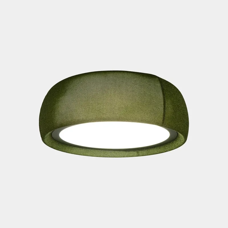 Exclusieve Aanbieding LEDS-C4 LED plafondlamp Gong, groen, 3.000 K, Ø 61,2 cm