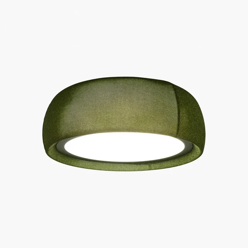 Favoriet LEDS-C4 LED plafondlamp Gong, groen, 4.000 K, Ø 61,2 cm