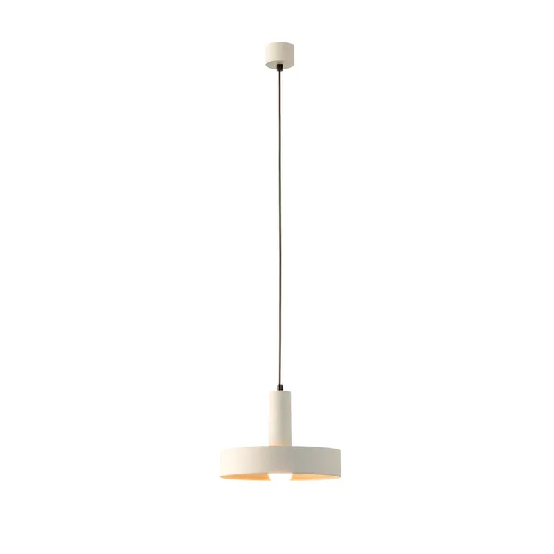 LEDS-C4 Keops 1 hanglamp, mat wit, Ø 28 cm, aluminium Korting