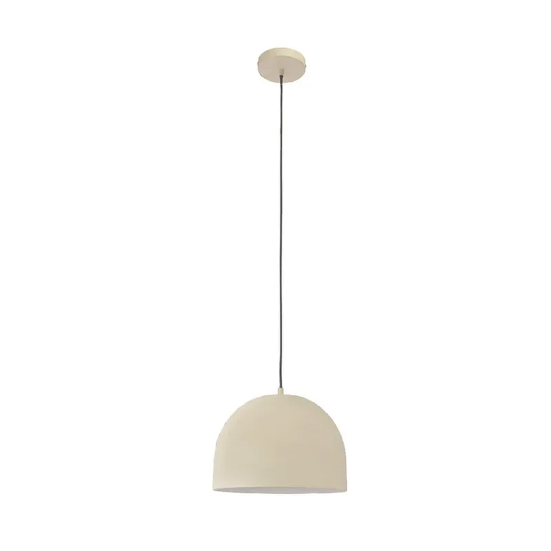 Lage Prijs Forlight hanglamp Fres, beige, staal, Ø 30 cm
