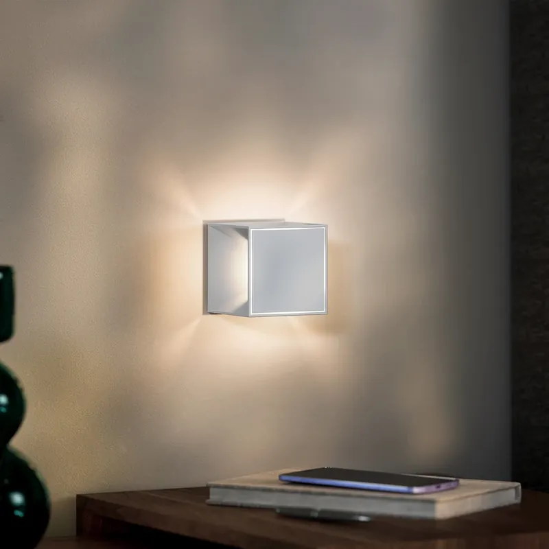 Actieprijs Nutalis mini LED tafellamp, mist grijs, IP54, dimbaar
