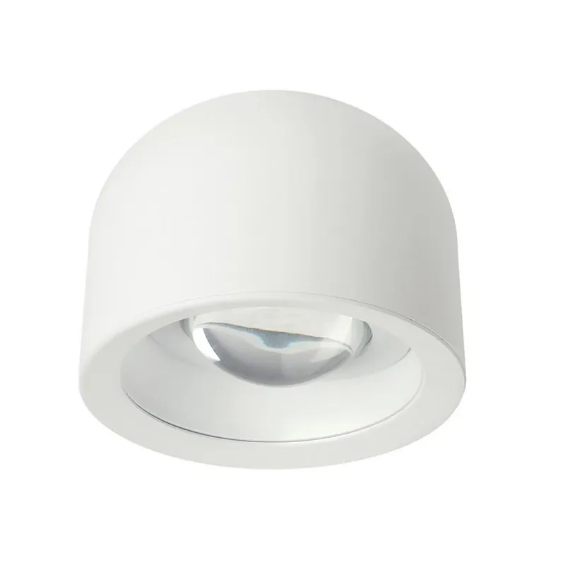 Outlook S LED downlight, wit, aluminium, glas, dimbaar Weekendaanbieding