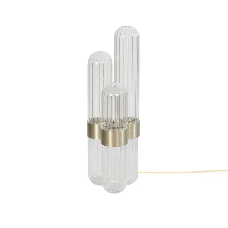 Laatste Kans pulpo LED tafellamp Cactus Small, helder/messingkleurig
