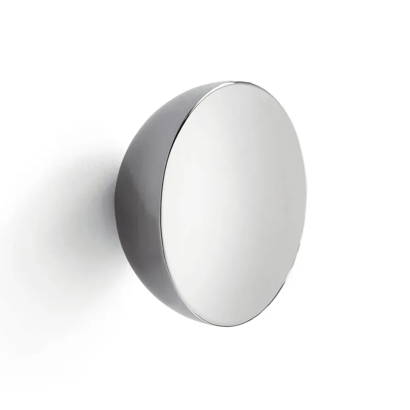 Voordeelprijs New Works Wandspiegel Aura Small, Ø 10 cm, roestvrij staal