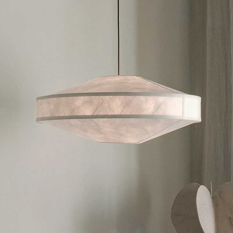 Exclusieve Aanbieding New Works hanglamp Kite, Ø 75 cm, wit, 3-lamps, fleece