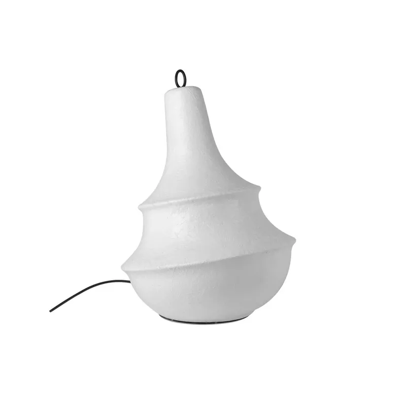 Karman buiten vloerlamp Lady D, hoogte 66 cm, wit, glasvezel Nieuw