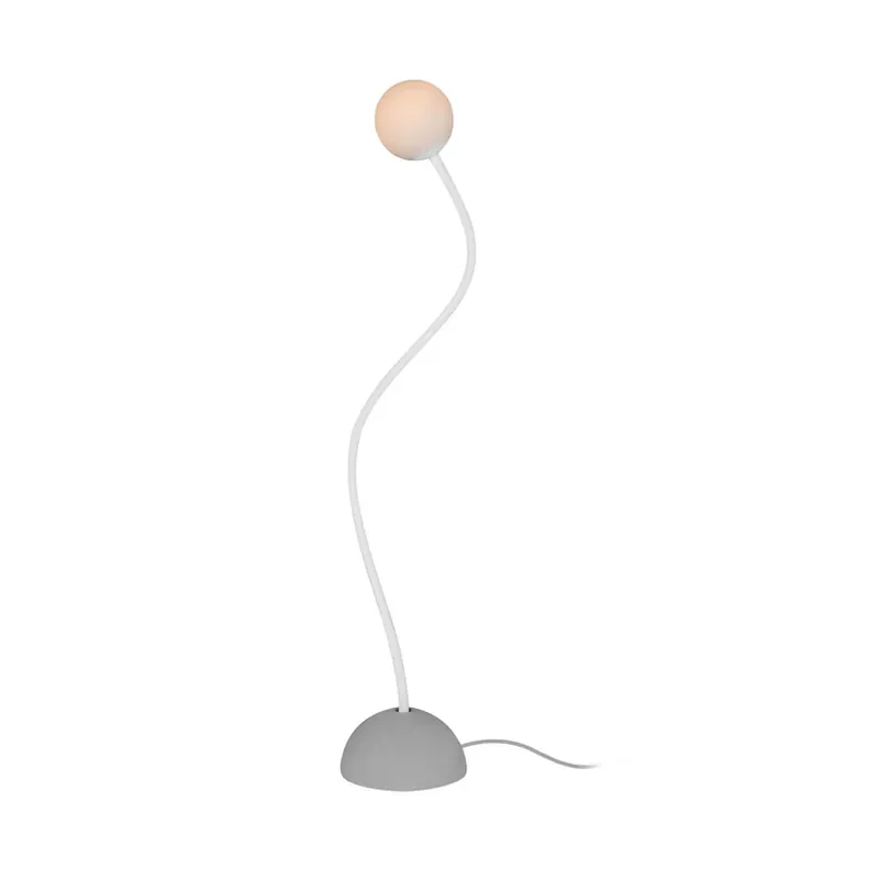 Voordeelprijs Karman buiten vloerlamp Moony, wit, Ø 15 cm, hoogte 145 cm PMMA