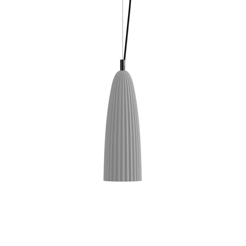 Karman hanglamp Sahara, grijs, Ø 14 cm, keramiek, E27 Exclusieve Aanbieding