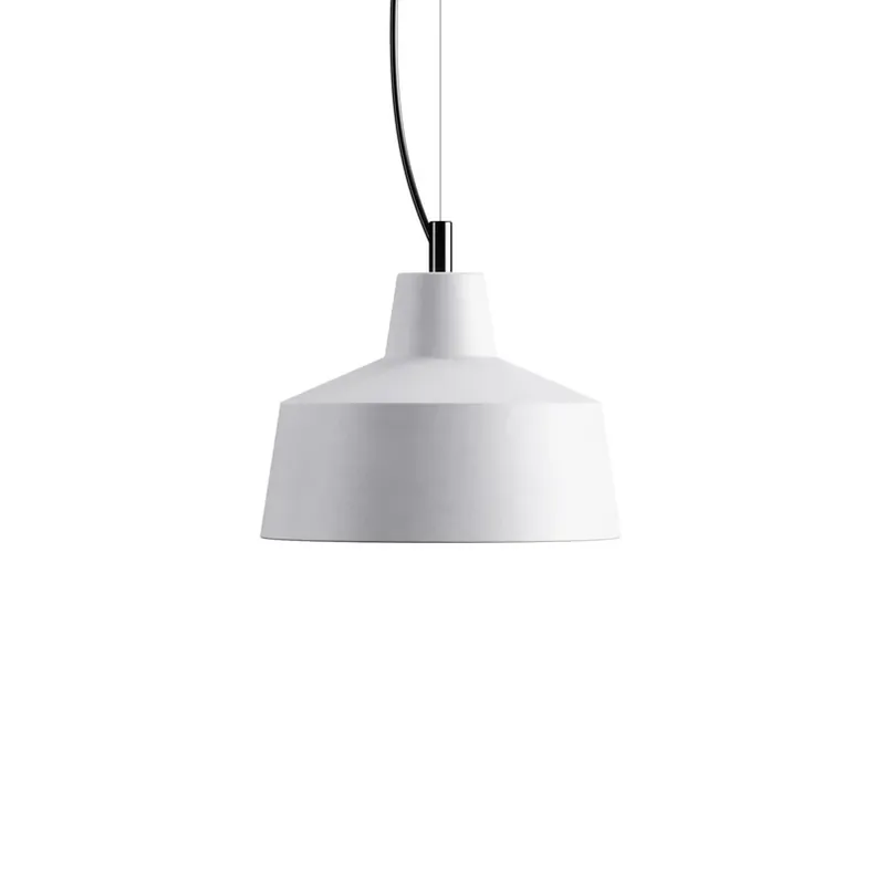 Must-Have Karman Gangster hanglamp, wit, Ø 28 cm, keramiek, E27