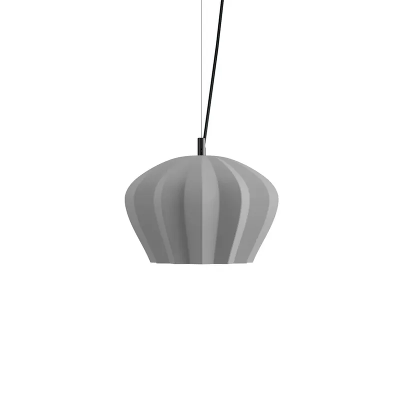 Karman hanglamp Sahara, grijs, Ø 35 cm, keramiek, E27 Populair