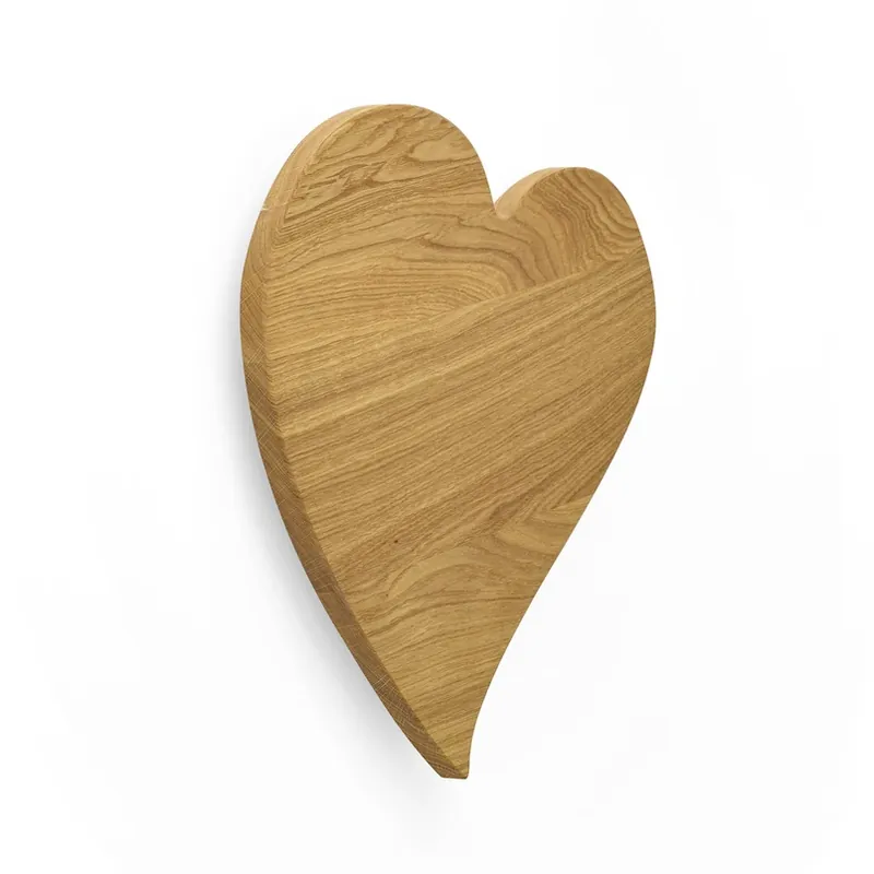 HerzBlut LED wandlamp hart maxi, 60,5 cm, hout, stekker Veilige Betaling