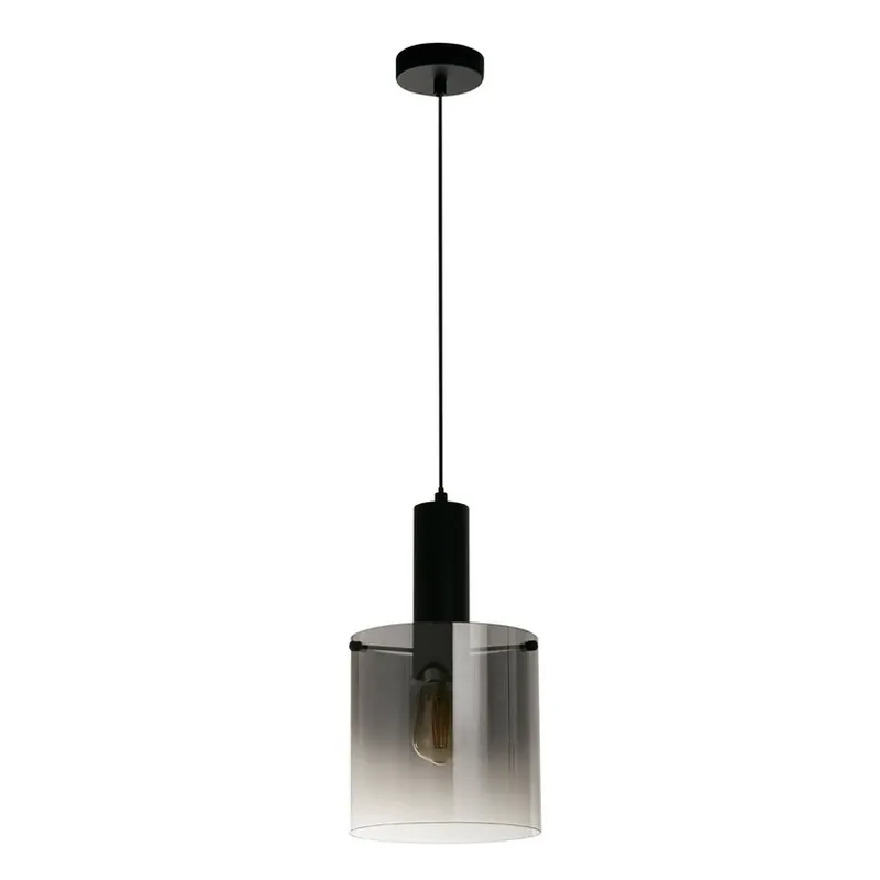 Zweden hanglamp, 1-lamp, staal, glas, E27 Must-Have