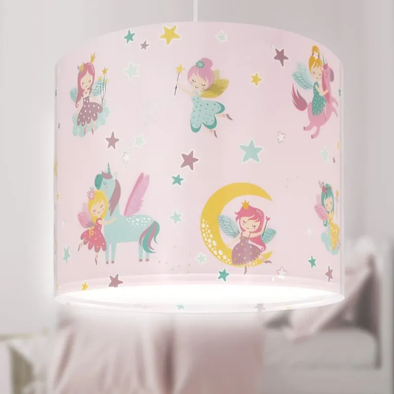 Dalber hanglamp FAIRY DREAMS, veelkleurig, Ø 33 cm, E27 Snelle Levering