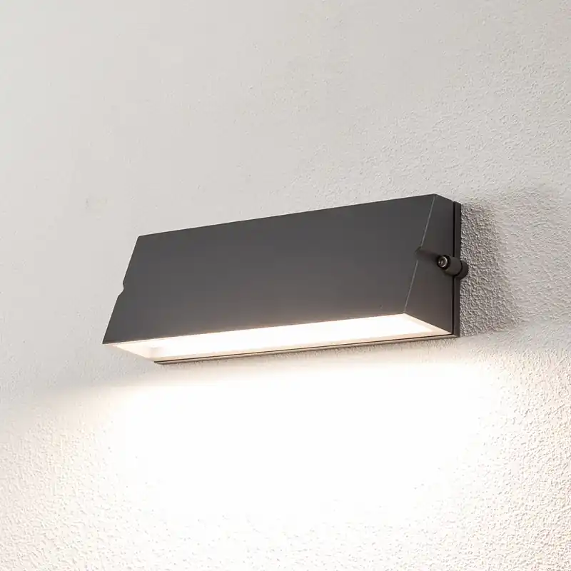 Uitverkoop Bega LED buitenwandlamp 24374 K3, grafiet, gegoten aluminium, DALI