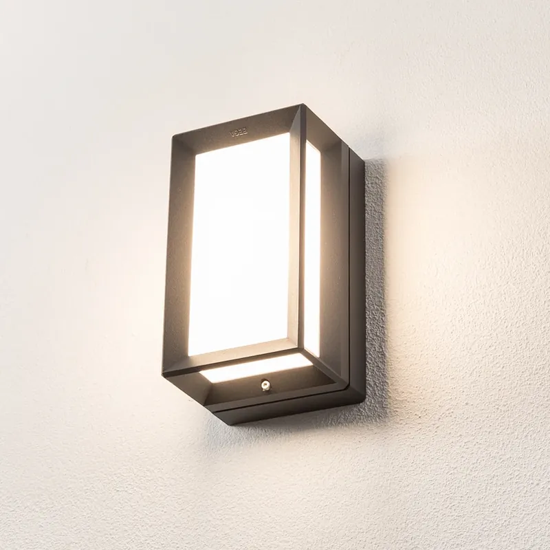 Must-Have Bega buitenwandlamp 22750 K3, grafiet, gegoten aluminium. Glas