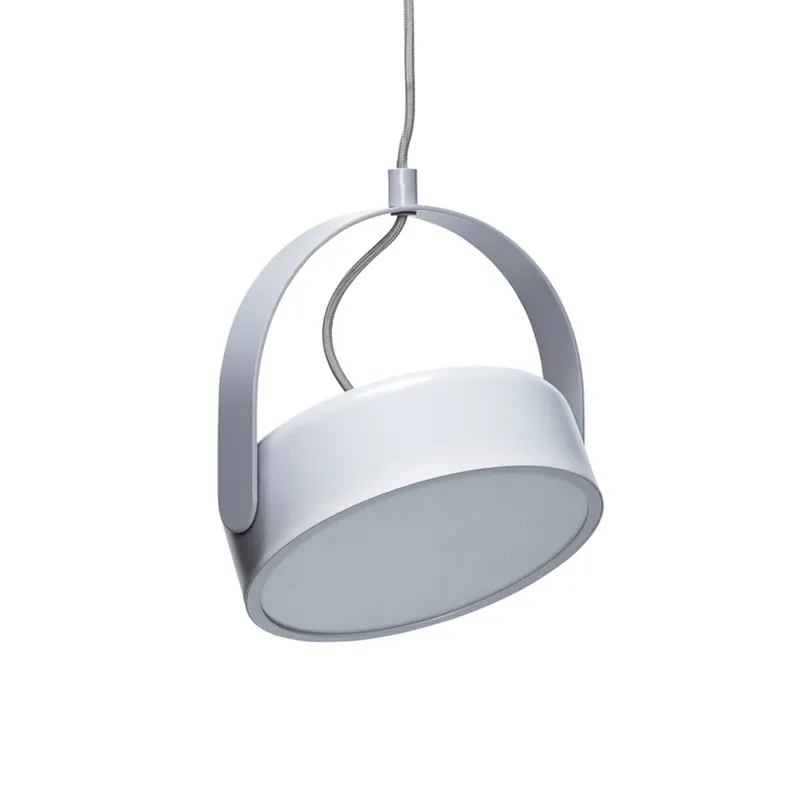 Alleen Vandaag Hübsch LED hanglamp Stage, grijs, ijzer, 3.000 K