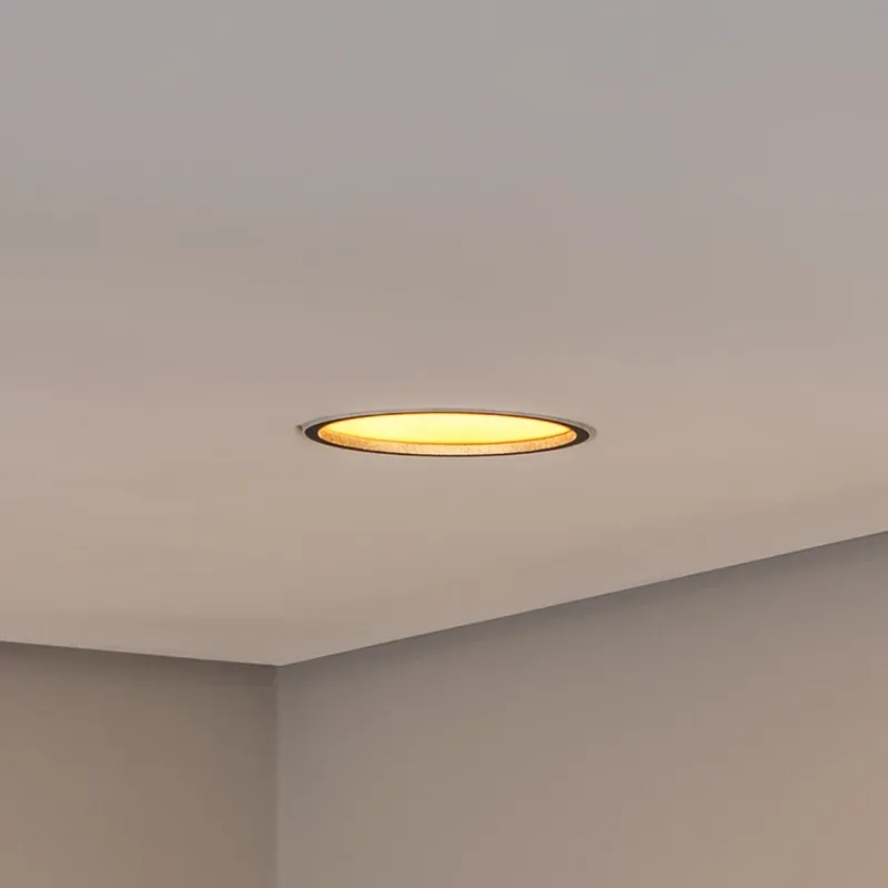 Voordeelprijs Bega LED plafondinbouwspot Studio Line, zwart/messing, aluminium