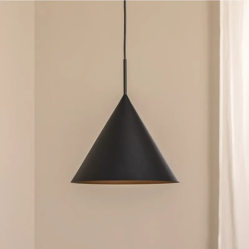 Kapitale hanglamp, zwart, 1-lamp, Ø 32 cm, GX53 Rechtstreeks Van De Fabrikant