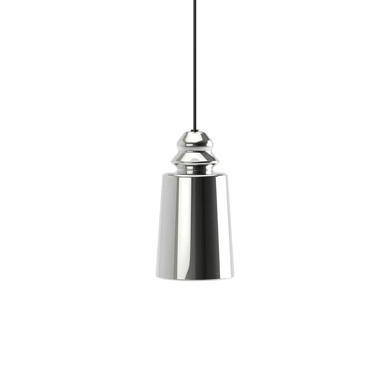 Gereduceerde Prijs Karman hanglamp Alibaglass Klein, vernikkeld, Ø 11 cm