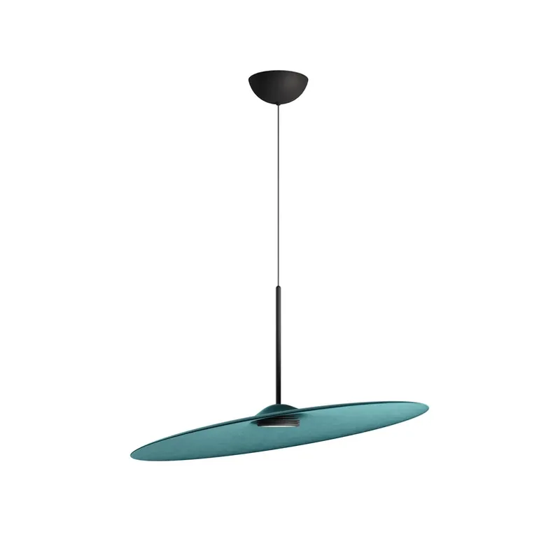 Fabbian LED hanglamp Acustica, blauwgroen, 3000K, DALI Bestel Nu