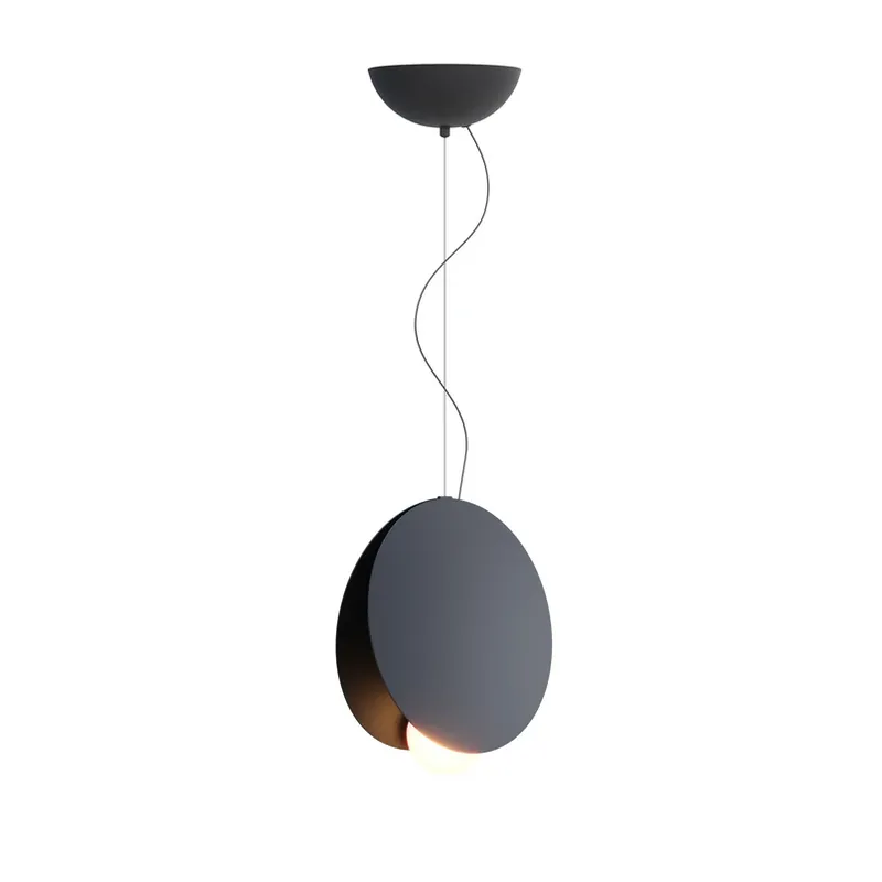 Fabbian Akoya hanglamp, antraciet, Ø30cm, 3000K, dimbaar 1-10V Actieprijs