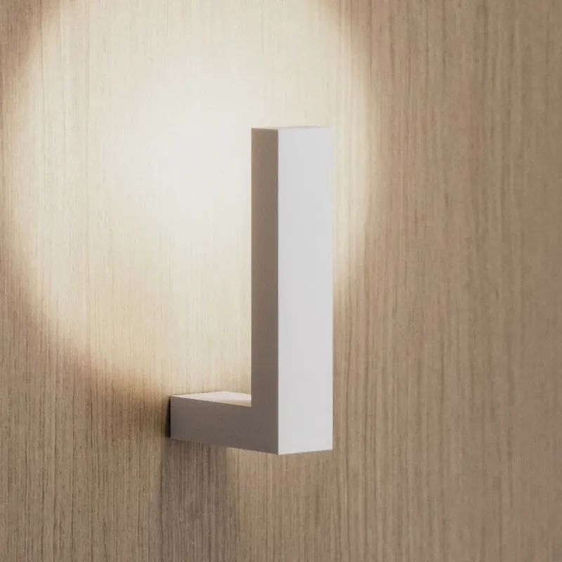 Rechtstreeks Van De Fabrikant Fabbian LED wandlamp Lancetta, wit, metaal, 3.000 K