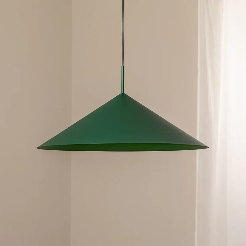 Koopje Kapitale hanglamp, groen, 1-lamp, Ø 60 cm, GX53