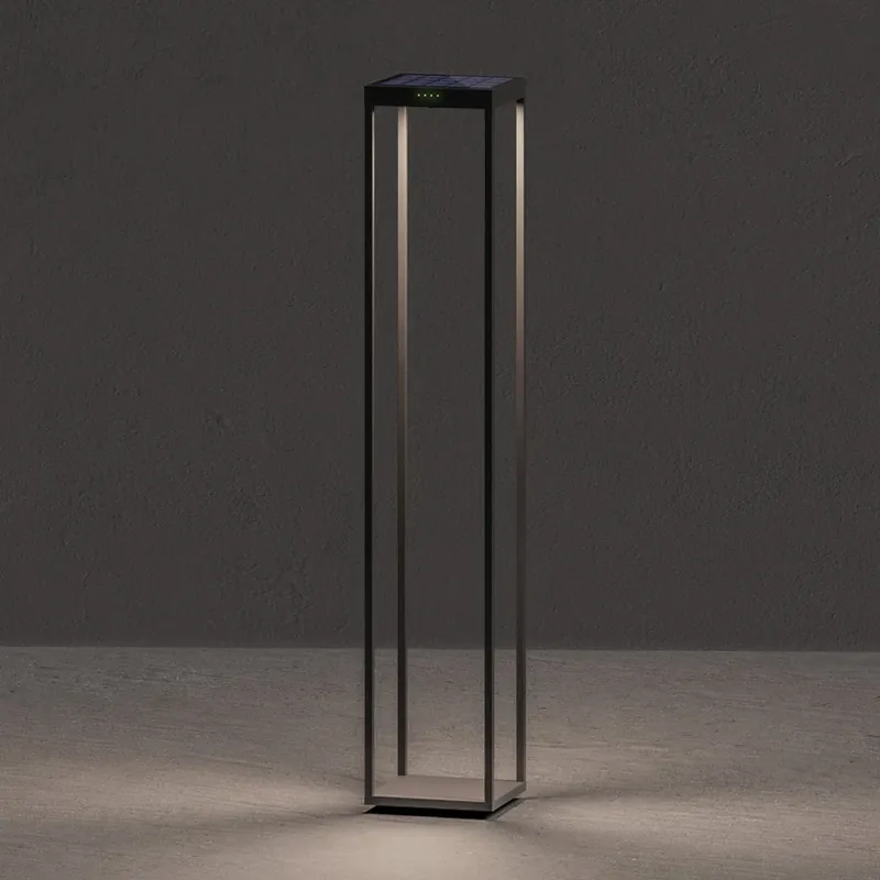 KLEWE LED lamp op zonne-energie RADIA MEGA, antraciet, 110 cm, aluminium IP65 Shop Nu