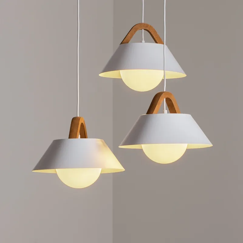 Koopje Hanglamp Funda, wit, Ø 64 cm, 3-lamps, metaal/glas