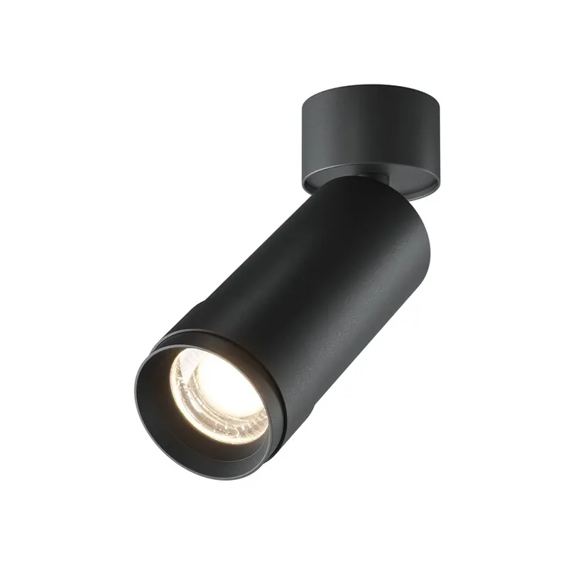 Maytoni LED plafondspot Focus Zoom, zwart, 4.000 K, draaibaar Lage Prijs