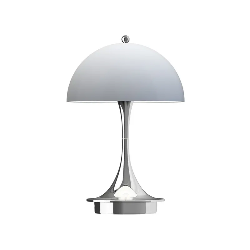 Betrouwbaar Louis Poulsen Panthella PORTABLE 160 V3, opaal chroom/blauwgrijs